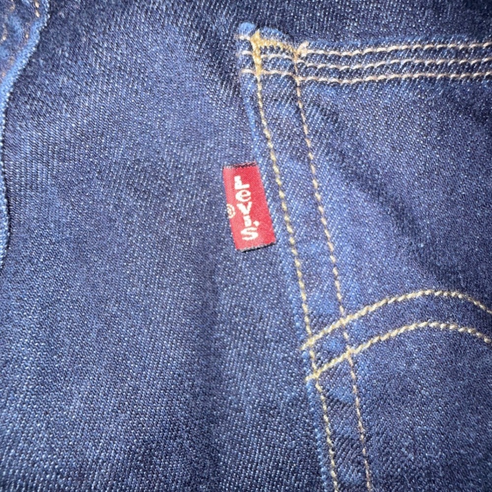 Levi's 529 Skinny Leg Curvy Jeans Womens 10M W30 L32 Dark Wash Stretch Denim - Picture 6 of 9
